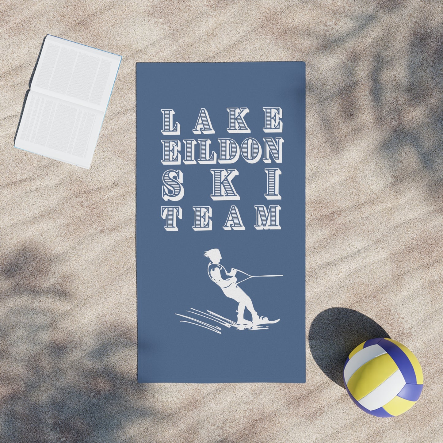 Lake Eildon Australia waterskiing towel 