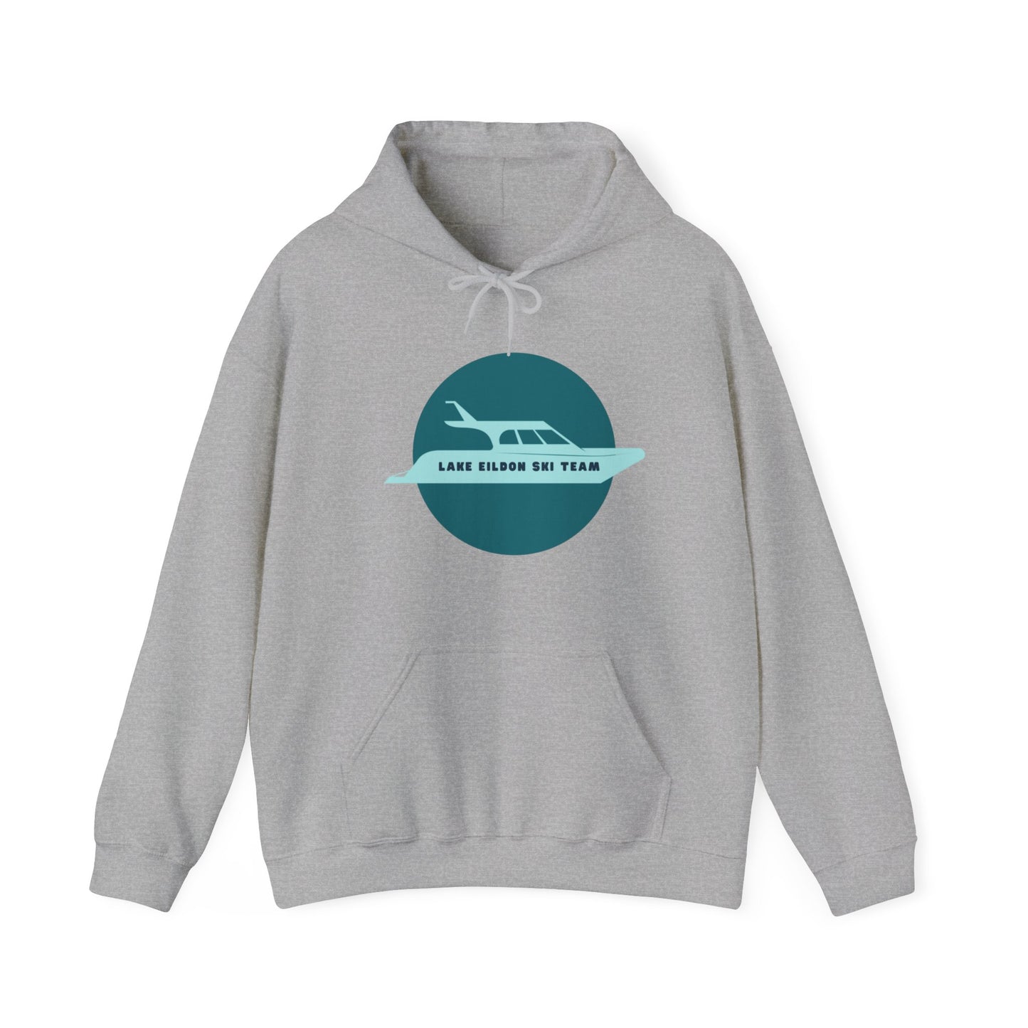 Lake Eildon Ski Team Hoodie in Grey