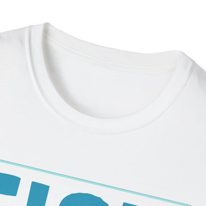 Lake Eildon Fish T-Shirt, Blue Text on White