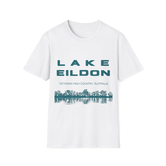 Lake Eildon Reflection T-Shirt in White