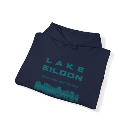 Lake Eildon Reflection Hoodie in Navy