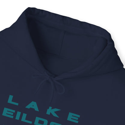 Lake Eildon Reflection Hoodie in Navy