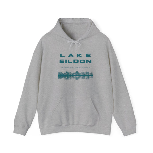 Lake Eildon Reflection Hoodie in Grey