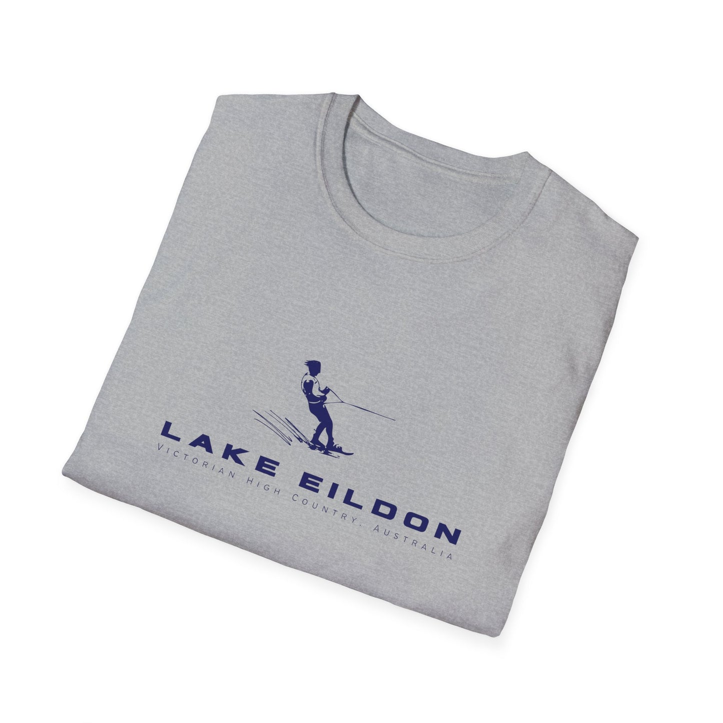 Lake Eildon Water-skiing T-Shirt in Sport Grey