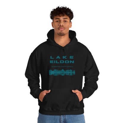 Lake Eildon Reflection Hoodie in Black