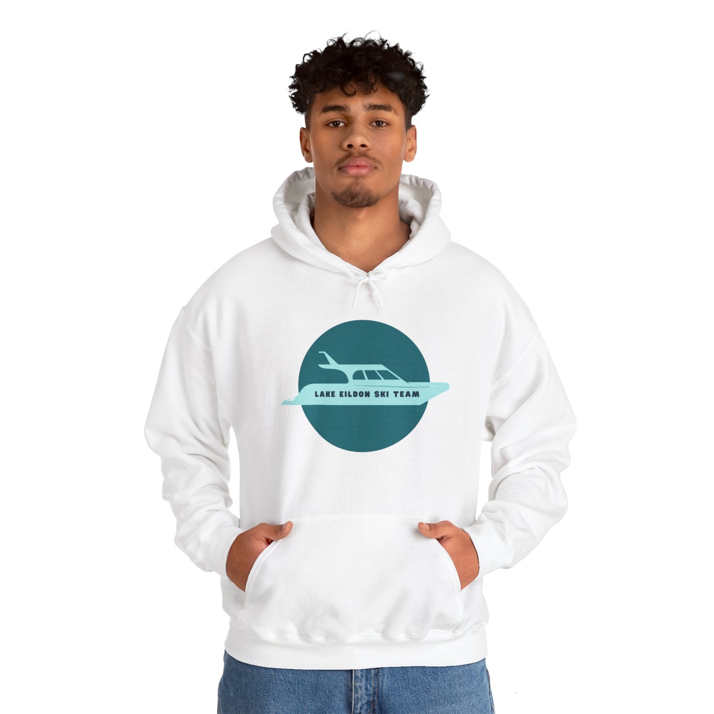 Lake Eildon Ski Team Hoodie in White