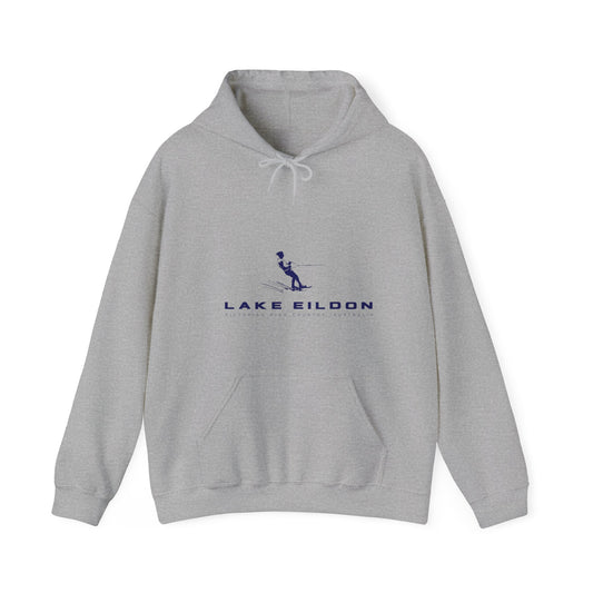 Lake Eildon Water-skiing Hoodie in Grey