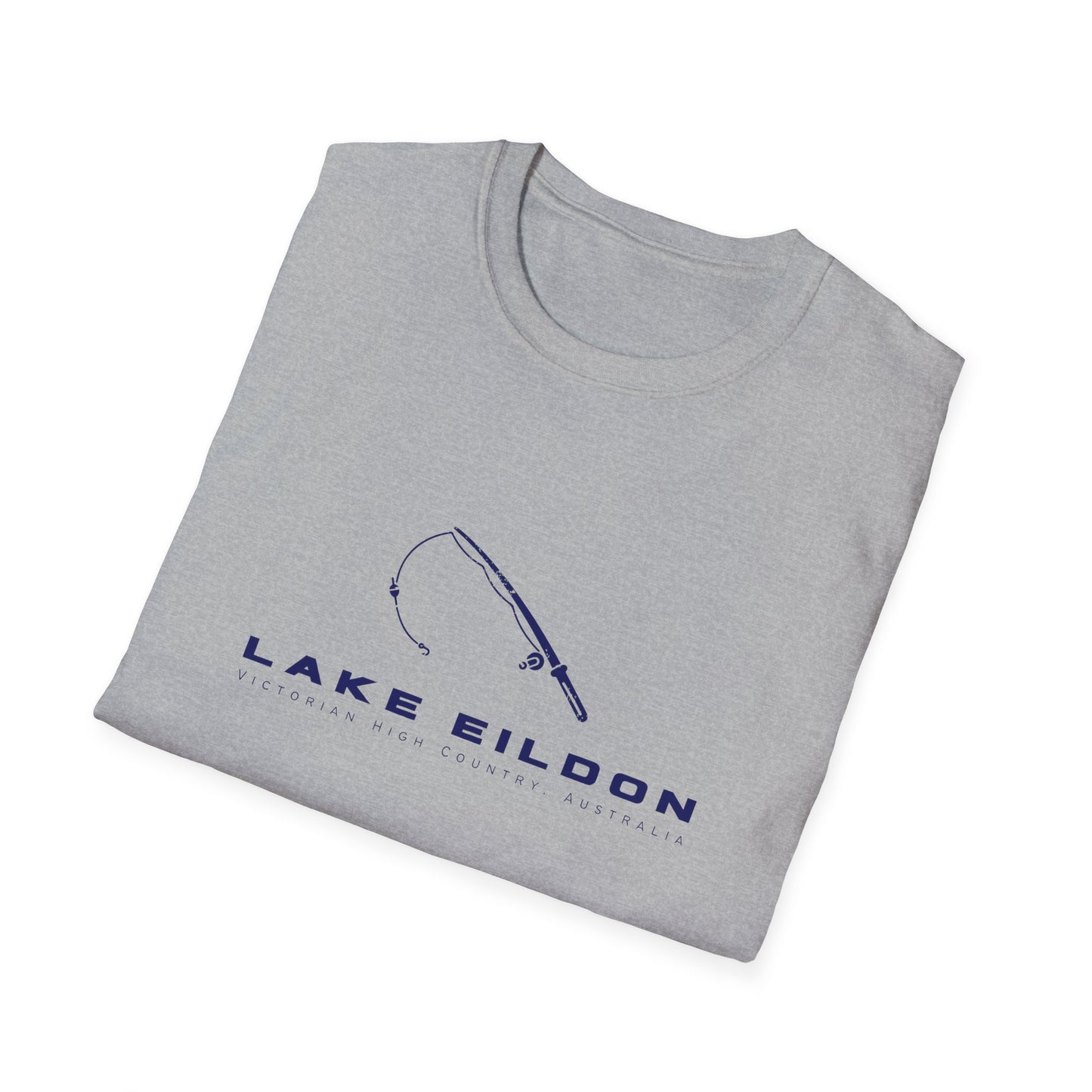 Lake Eildon Fishing T-Shirt in Sport Grey