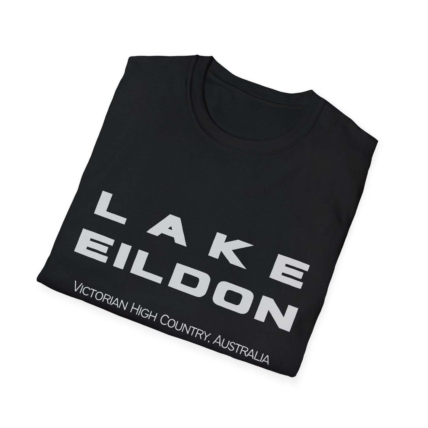 Lake Eildon Reflection T-Shirt in Black