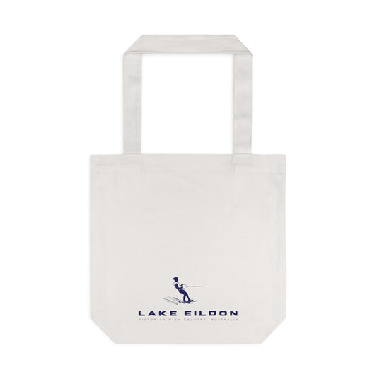 Lake Eildon waterskiing tote bag