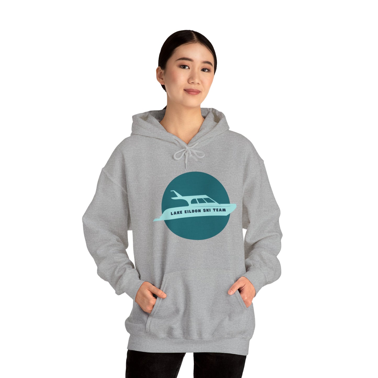 Lake Eildon Ski Team Hoodie in Grey